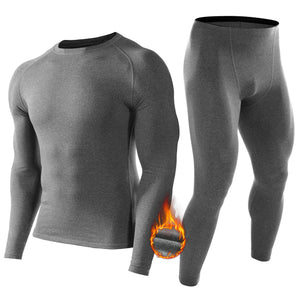 Roadbox Thermal Underwear for Men Fleece Lined Long Johns Winter Warm